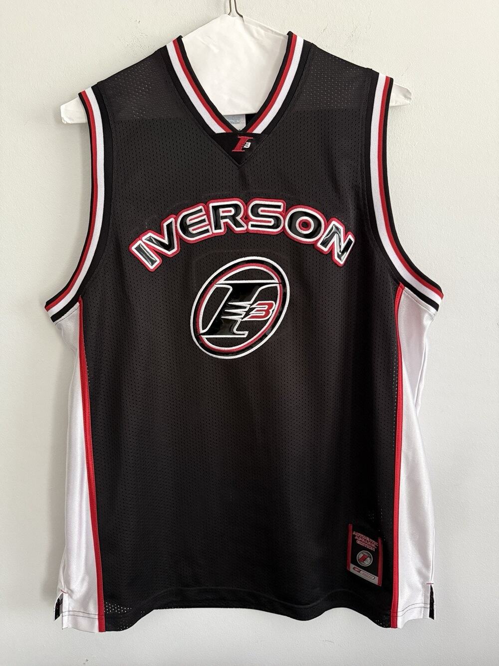 Allen Iverson Reebok I3 Limited Edition Jersey Men’s Medium M Black #3